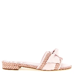 Multicolor Cowhide Slides