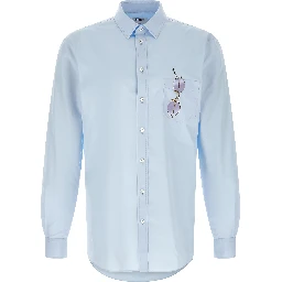 Blue Cotton Blouse