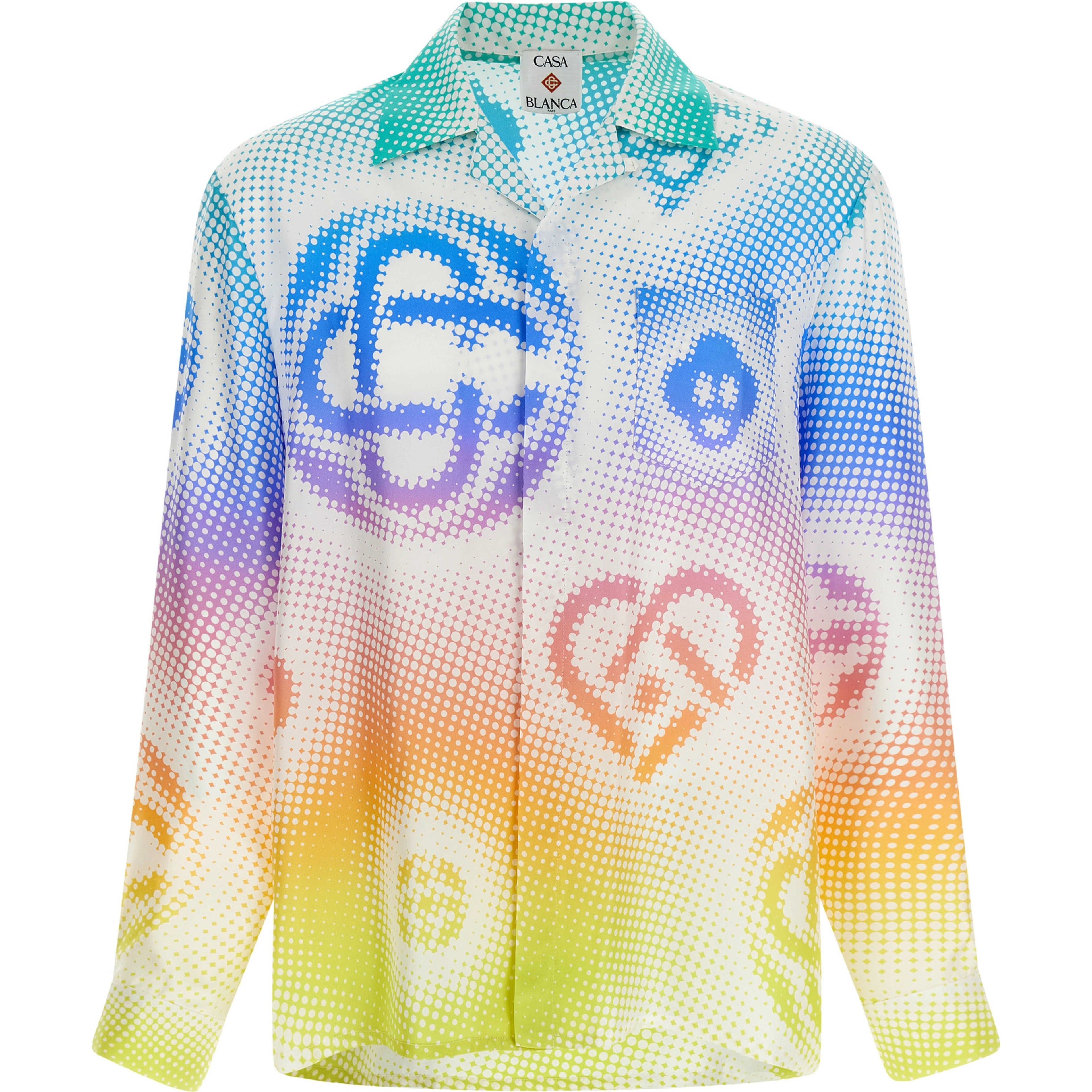 Multicolor Silk Blouse