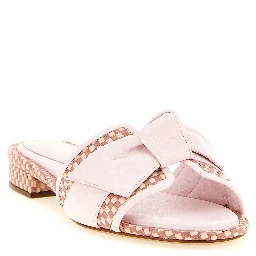 Multicolor Cowhide Slides