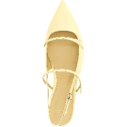 Bicolor Cowhide Ballet Flats