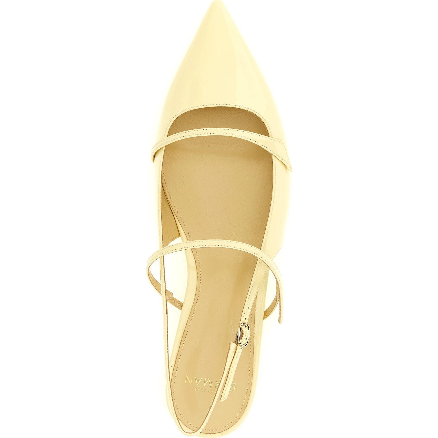 Bicolor Cowhide Ballet Flats