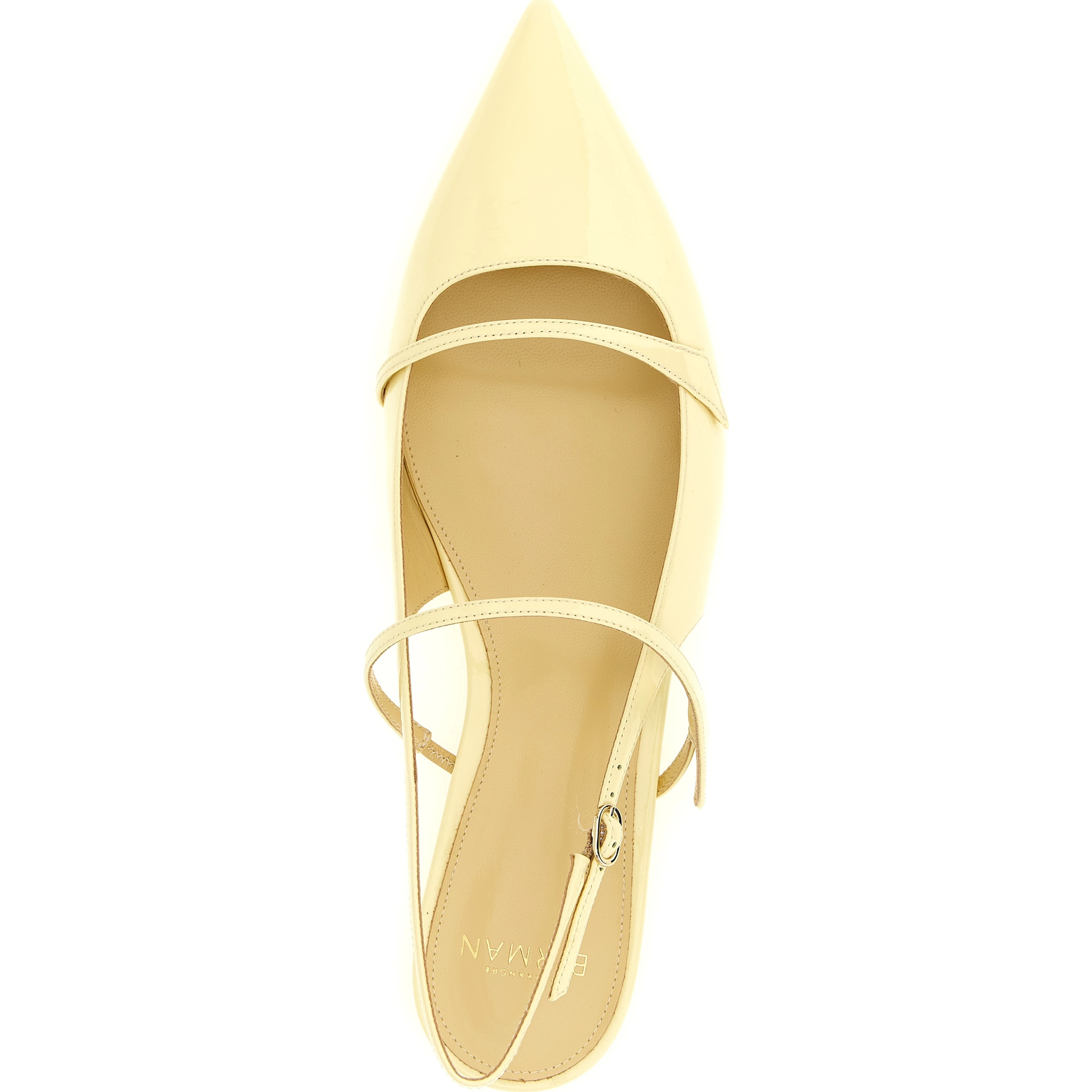 Bicolor Cowhide Ballet Flats