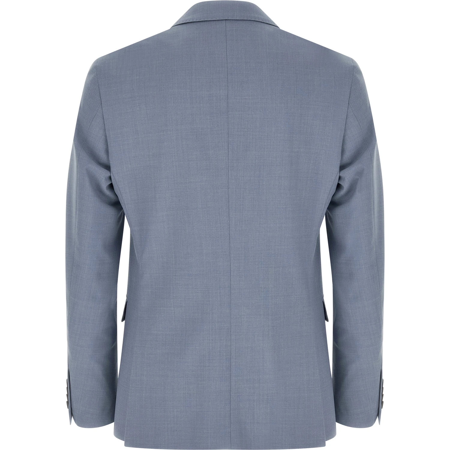 Blue Polyester Two-Piece Suit