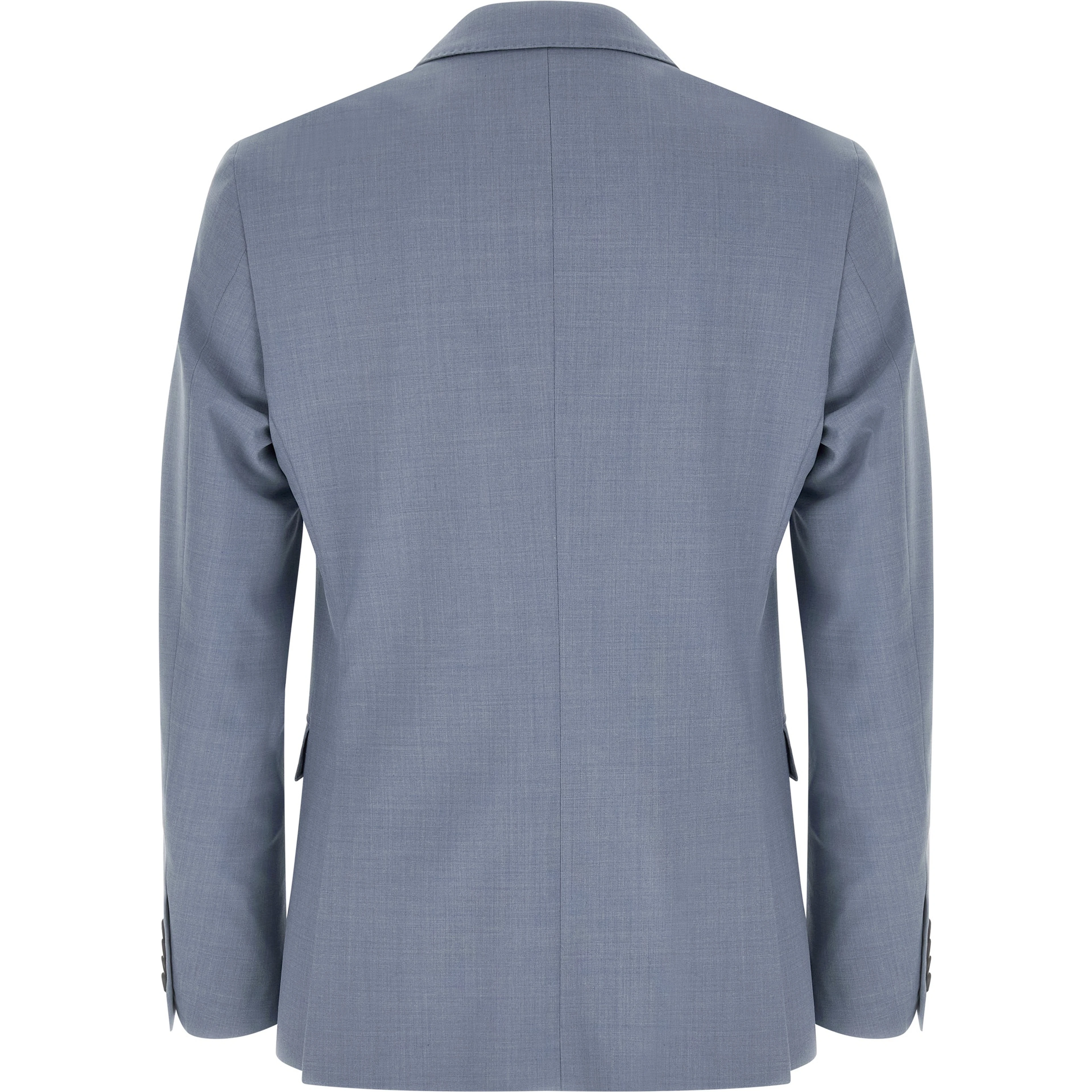 Blue Polyester Two-Piece Suit