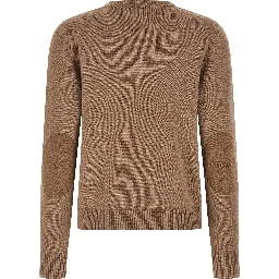 Brown Wool Cardigan