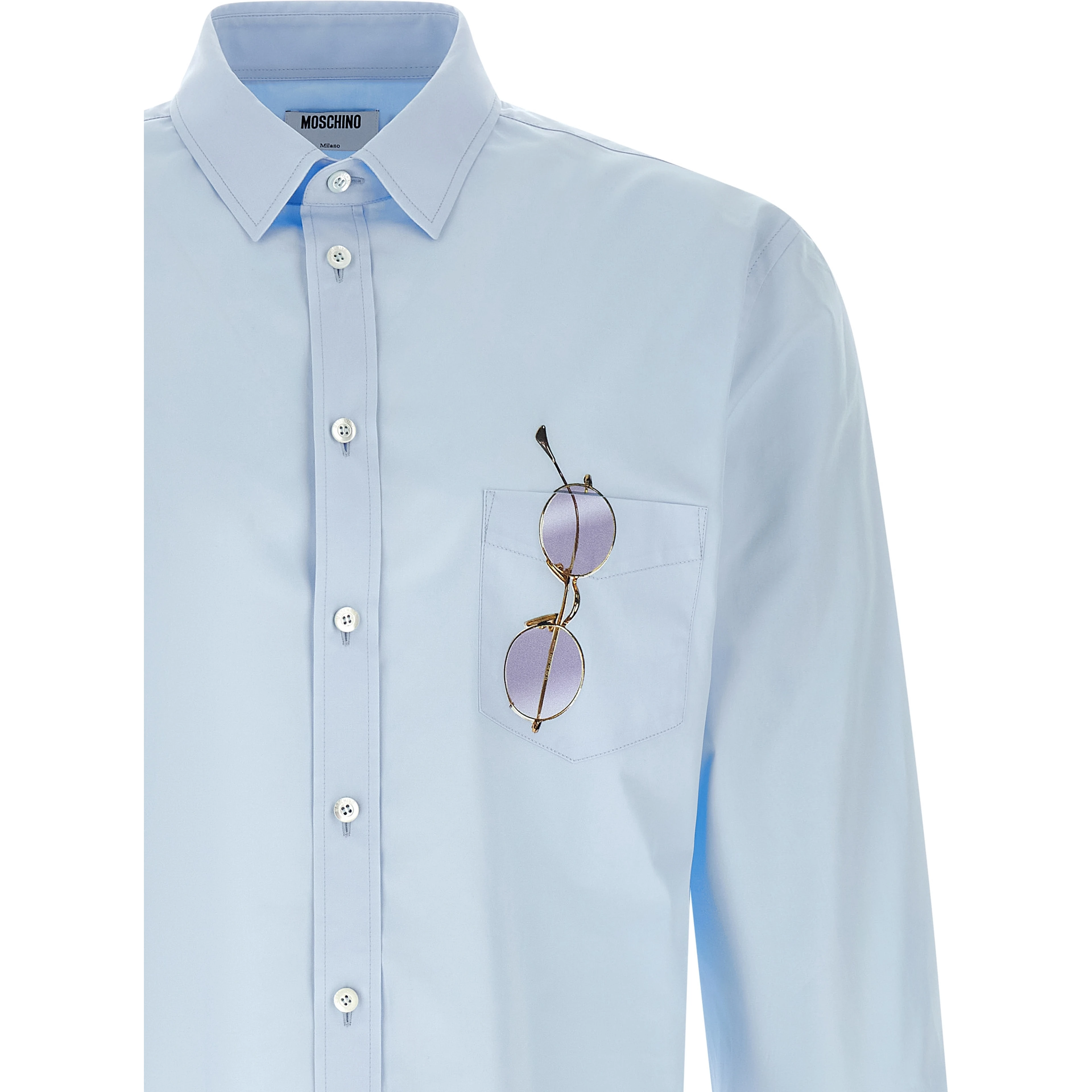 Blue Cotton Blouse