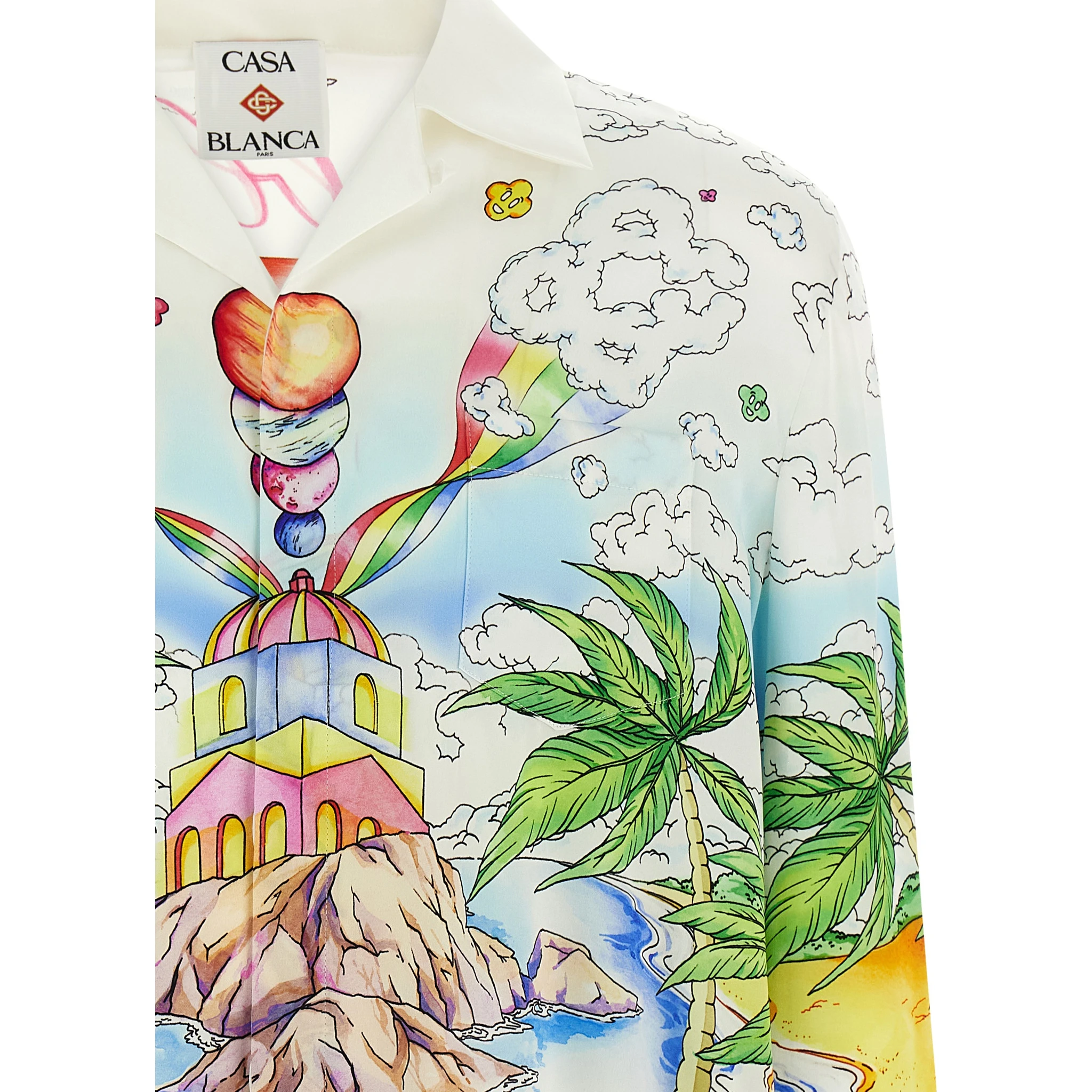 Multicolor Silk Blouse