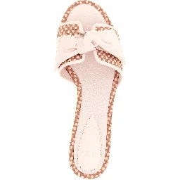 Multicolor Cowhide Slides