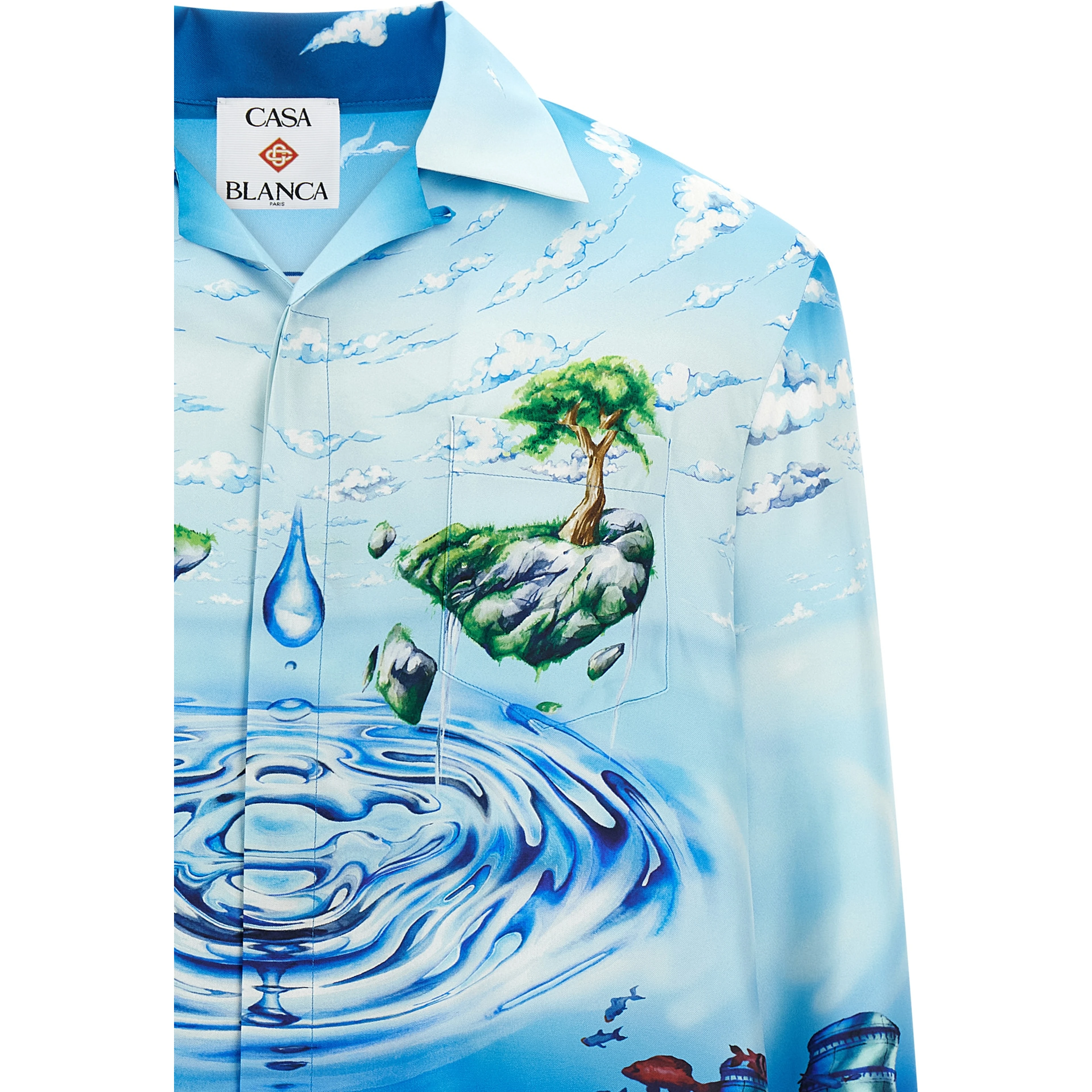 Multicolor Silk Blouse