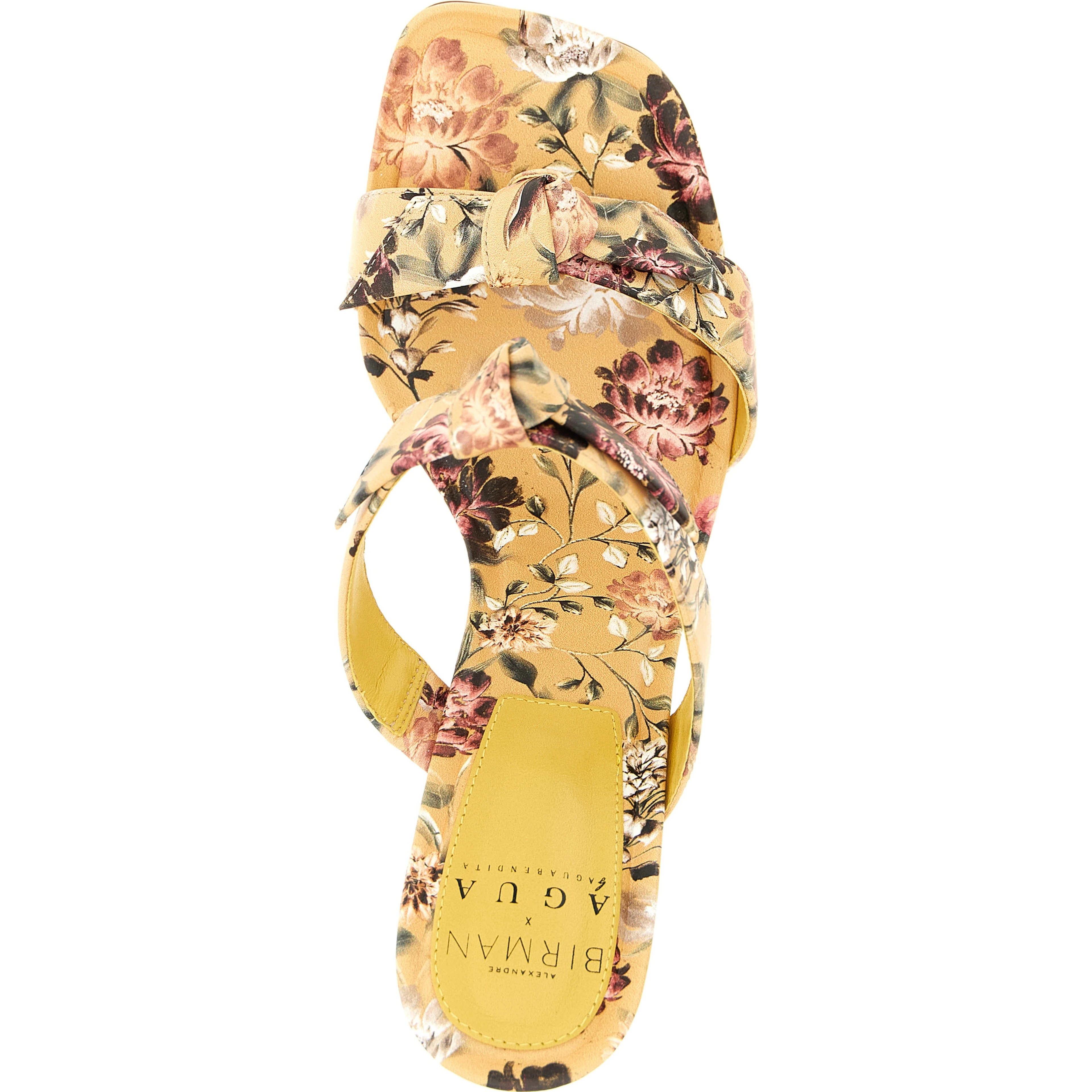 Bicolor Cowhide Stiletto Heel Sandals