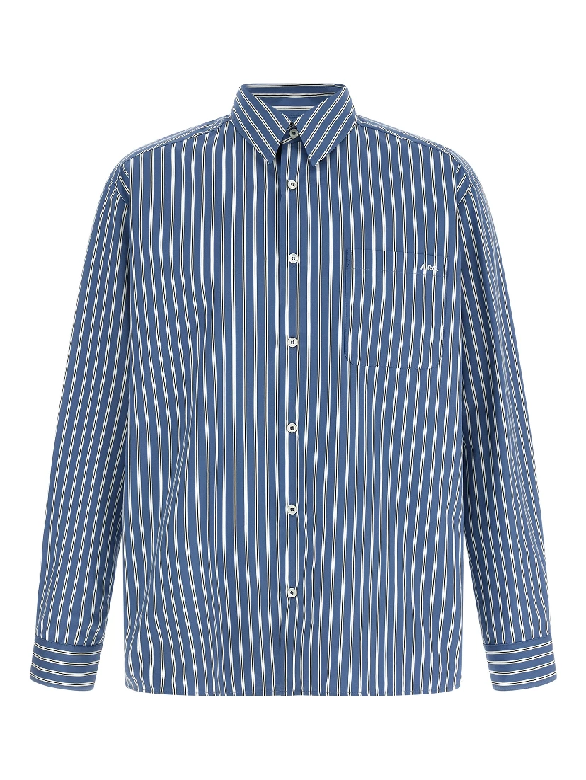 Blue Cotton Blouse