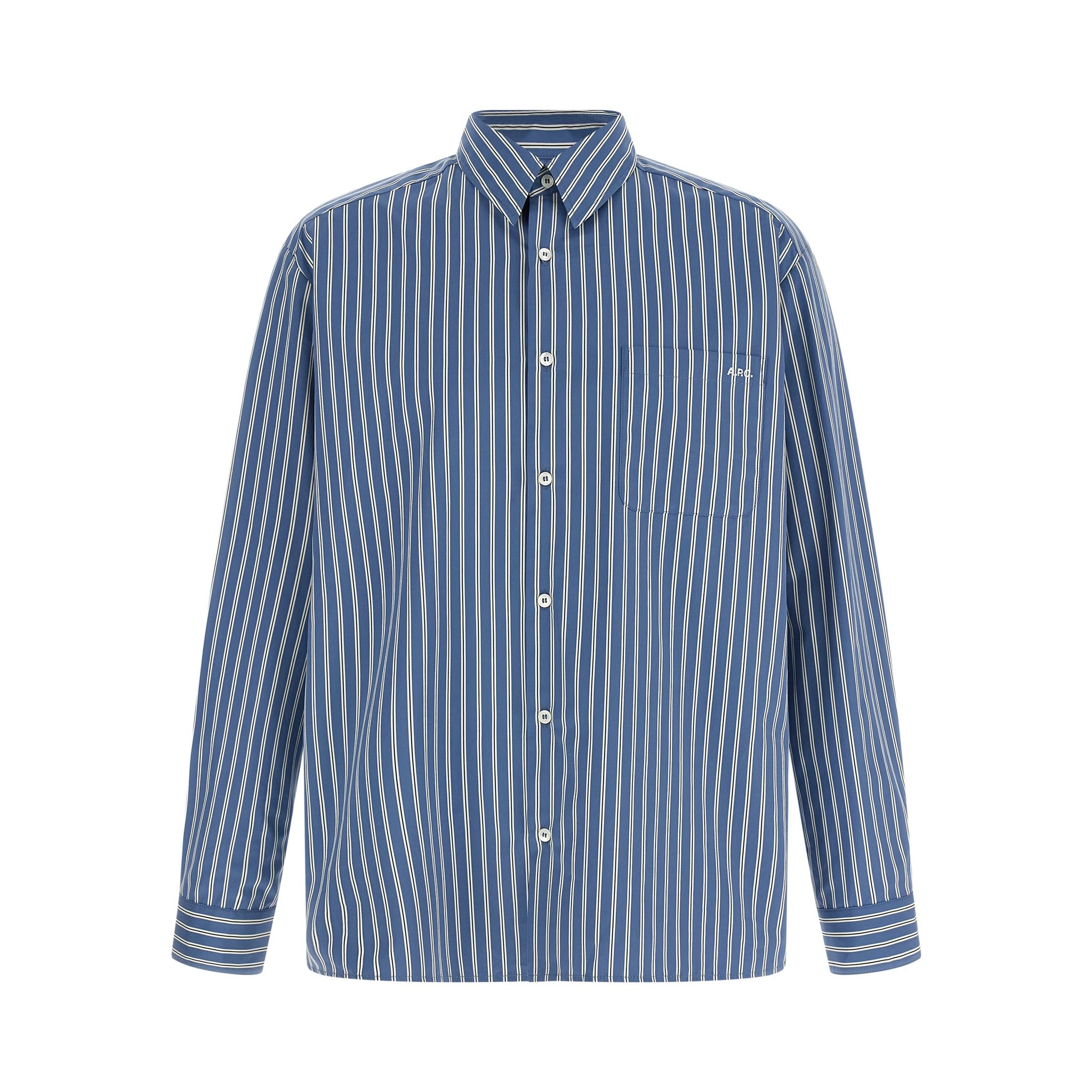Blue Cotton Blouse