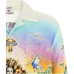 Multicolor Linen Blouse