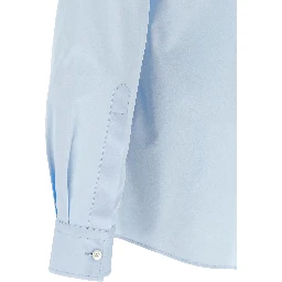 Blue Cotton Blouse
