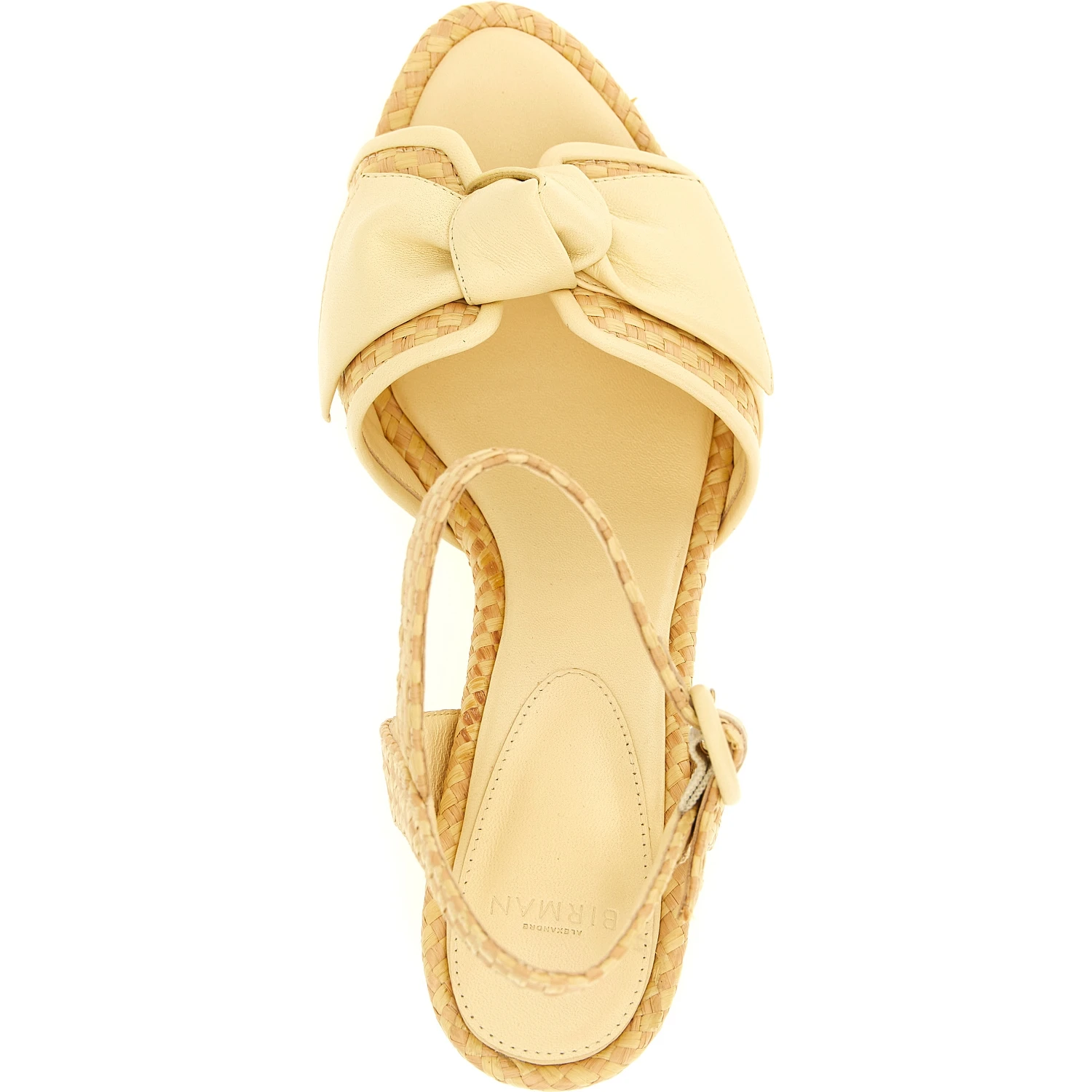 Bicolor Cowhide Platform Sandals