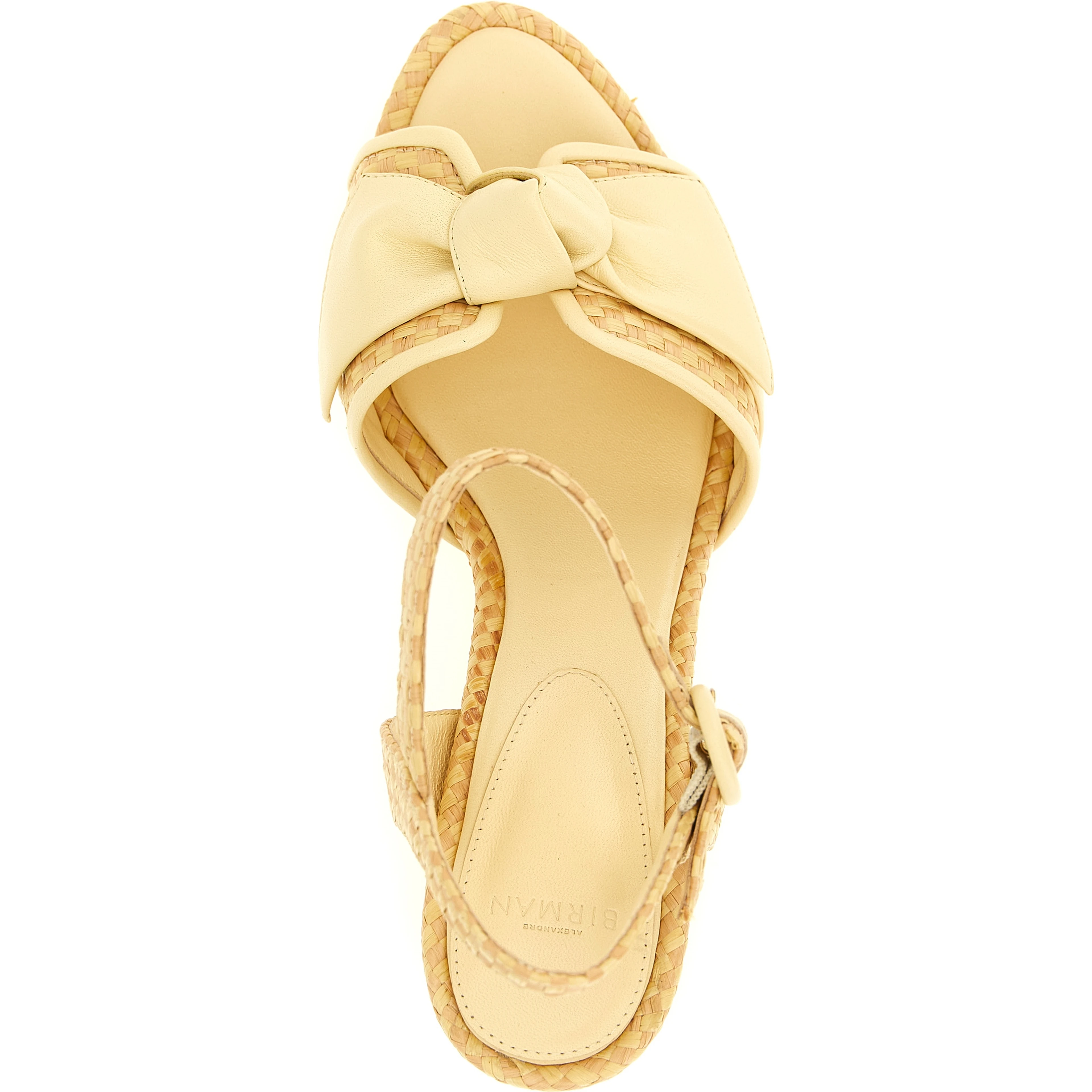 Bicolor Cowhide Platform Sandals