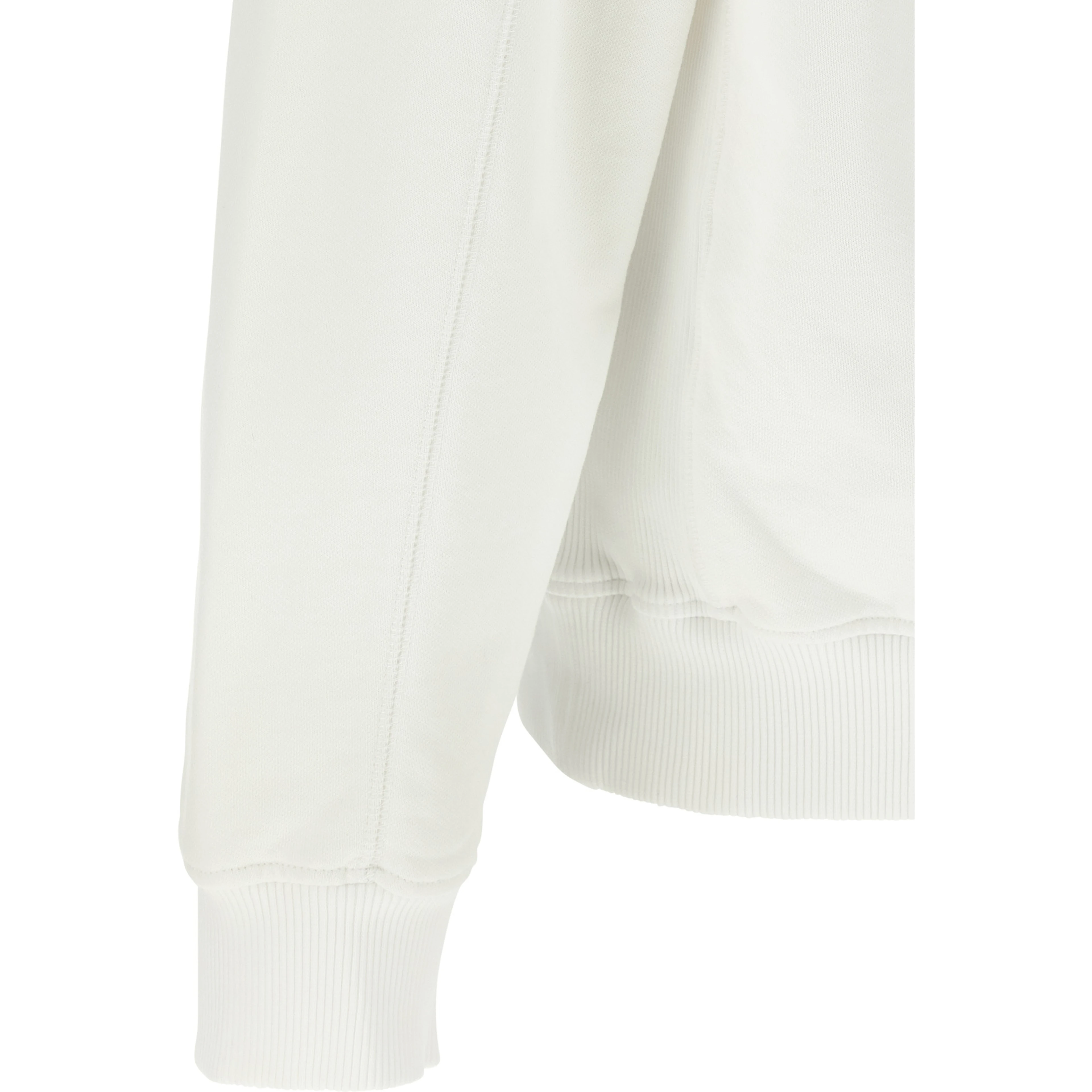White Organic Cotton Sweatshirt