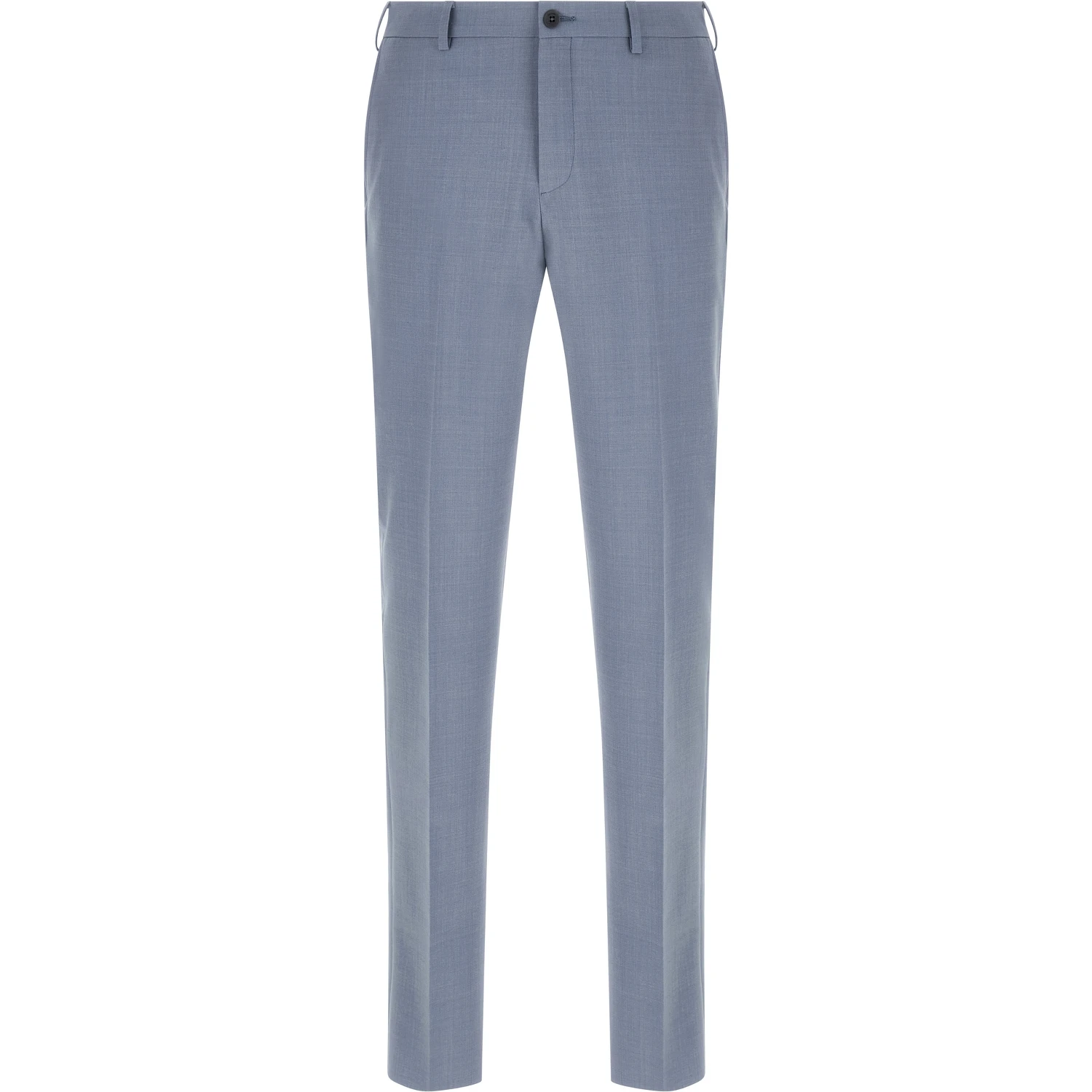 Blue Polyester Two-Piece Suit