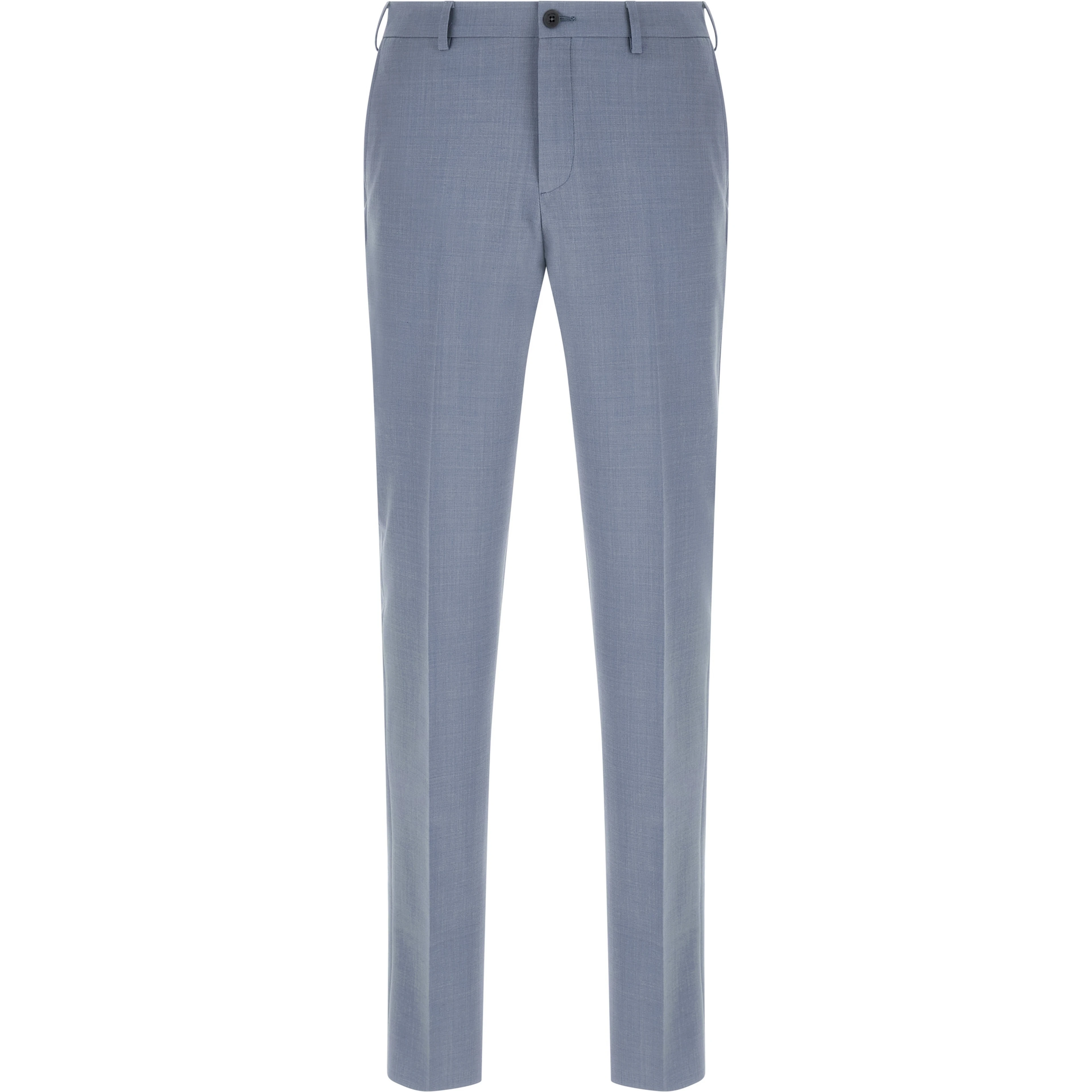 Blue Polyester Two-Piece Suit