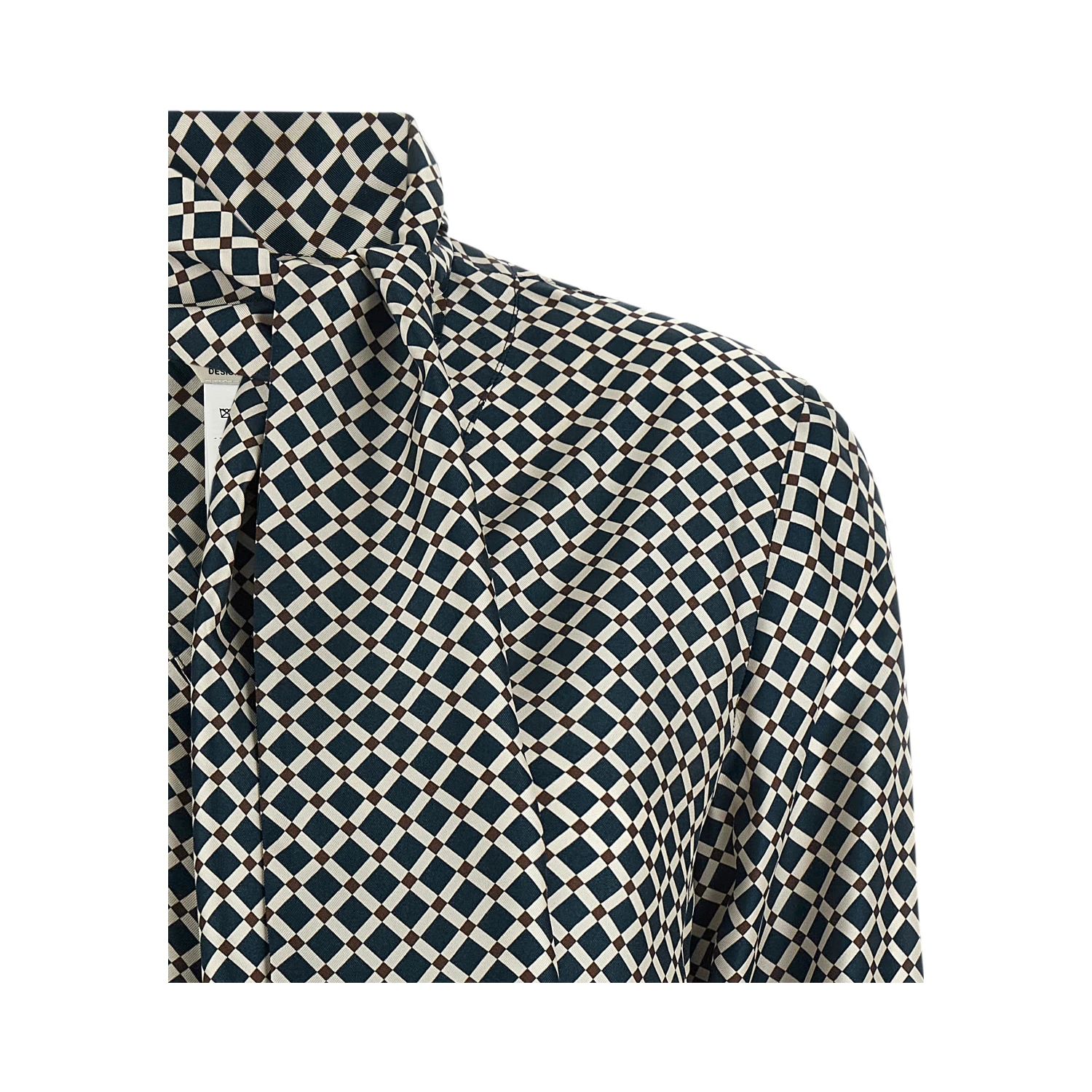 Blue Silk Blouse