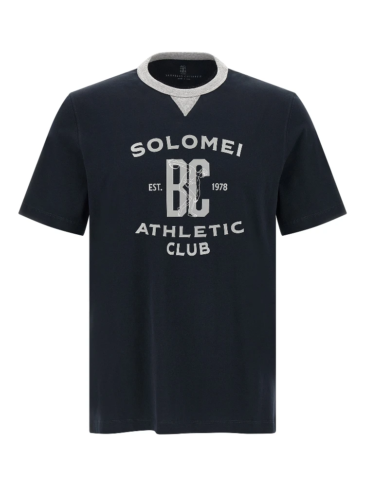Blue Cotton T-Shirt