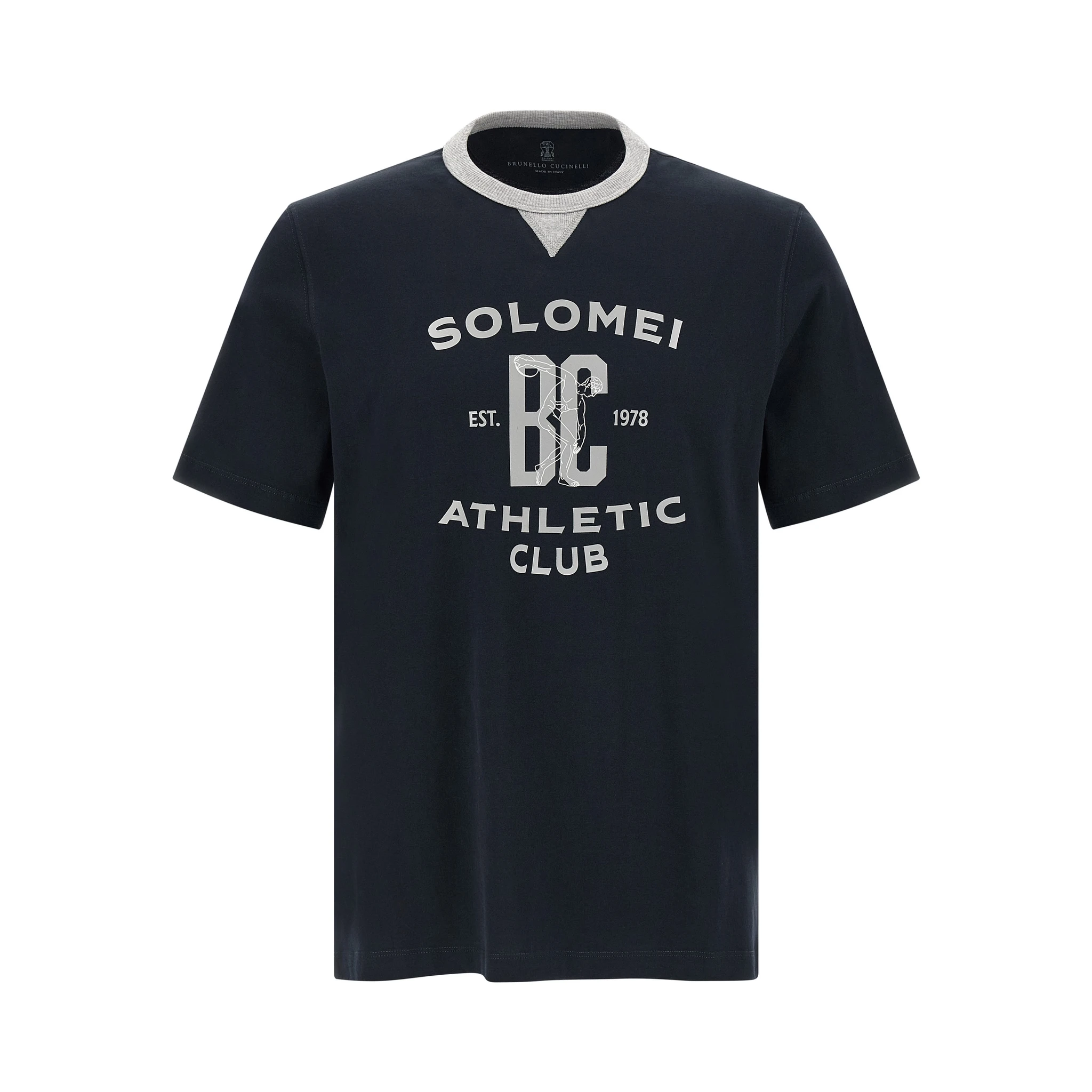 Blue Cotton T-Shirt