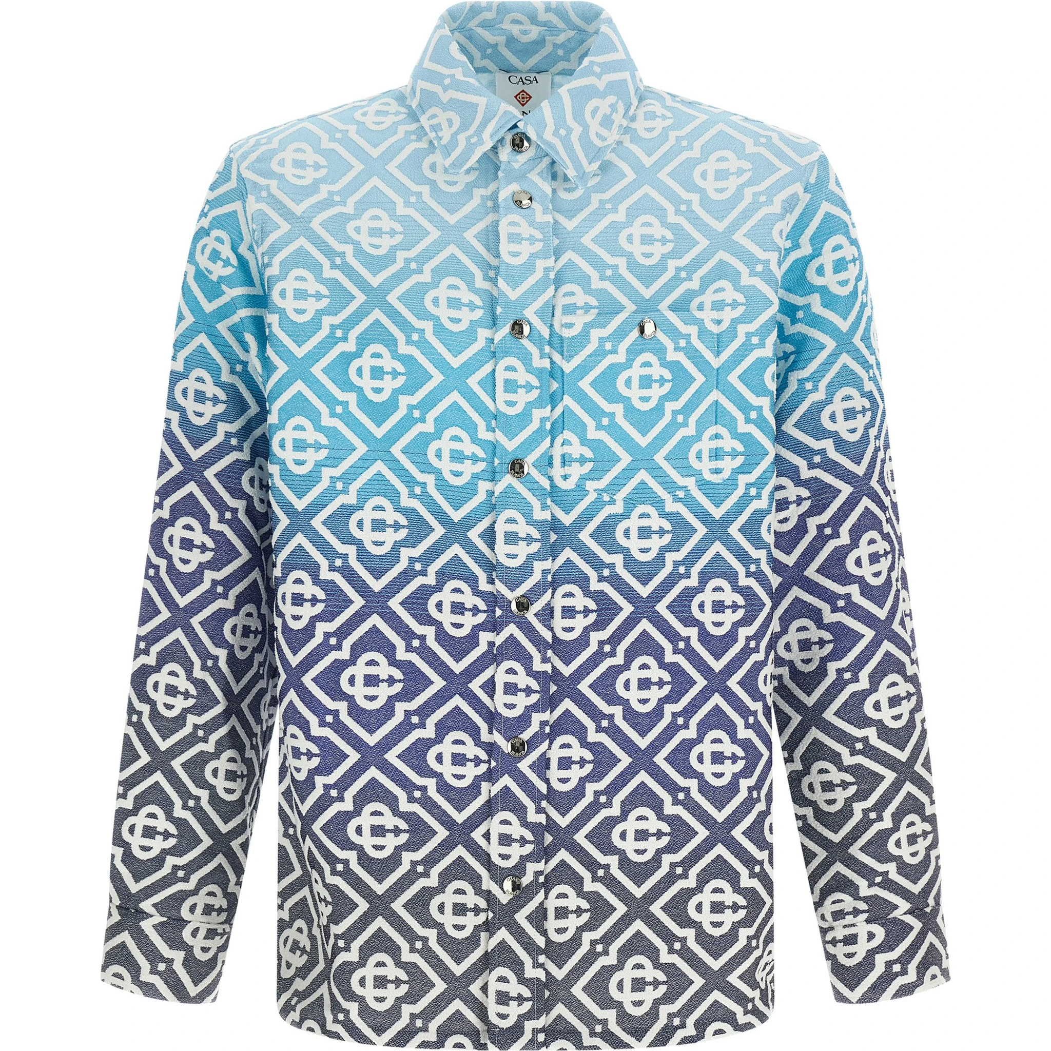 Blue Cotton Shell Jacket