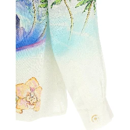 Multicolor Linen Blouse