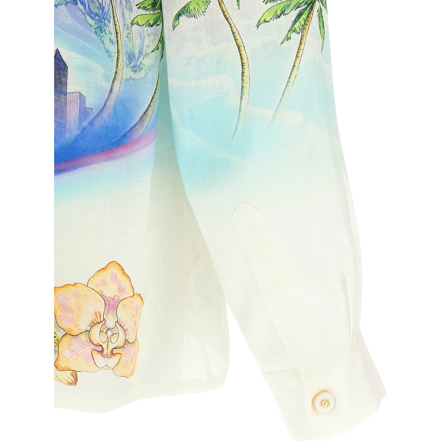 Multicolor Linen Blouse