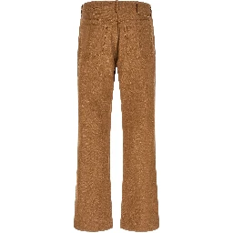 Brown Cotton Jeans Denim