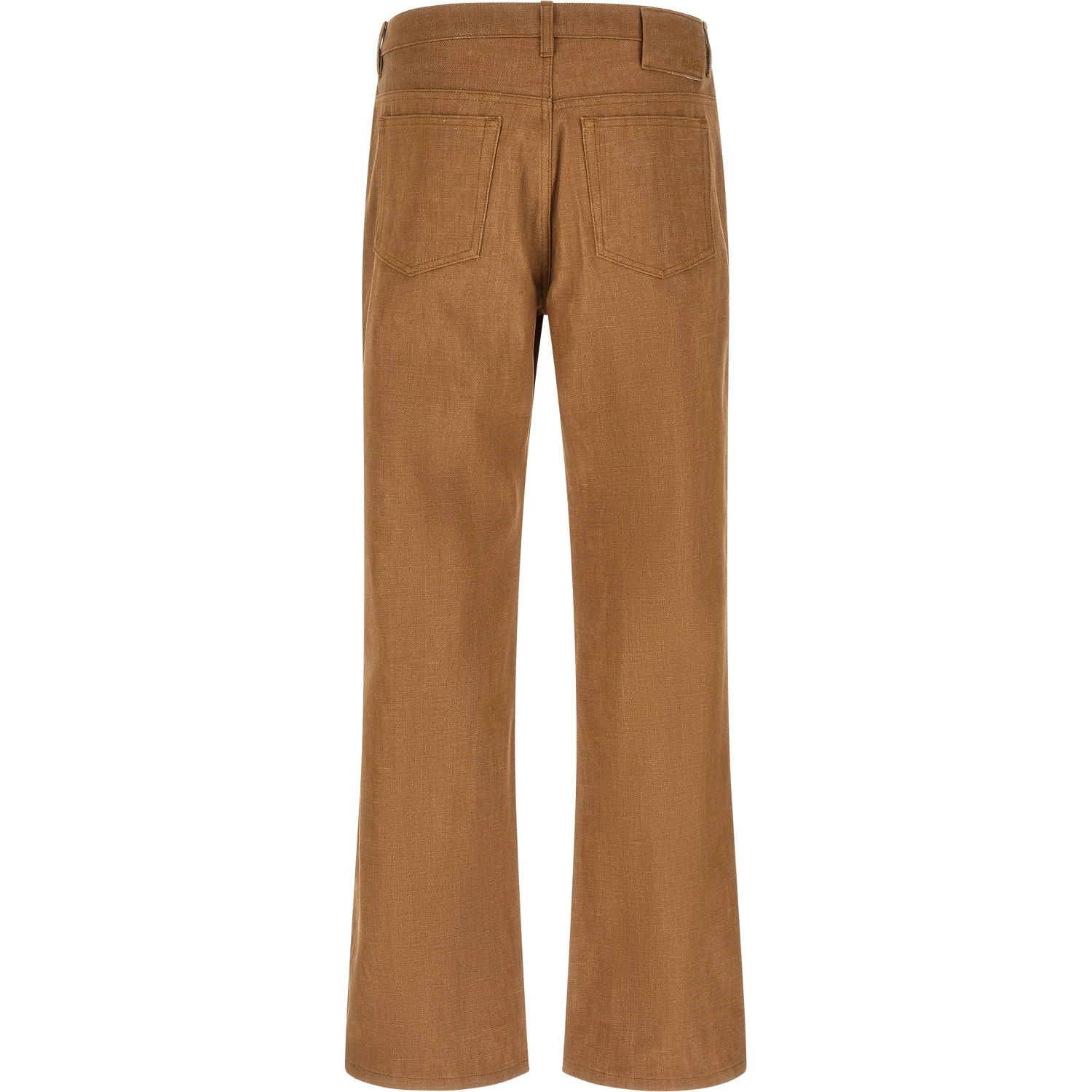 Brown Cotton Jeans Denim