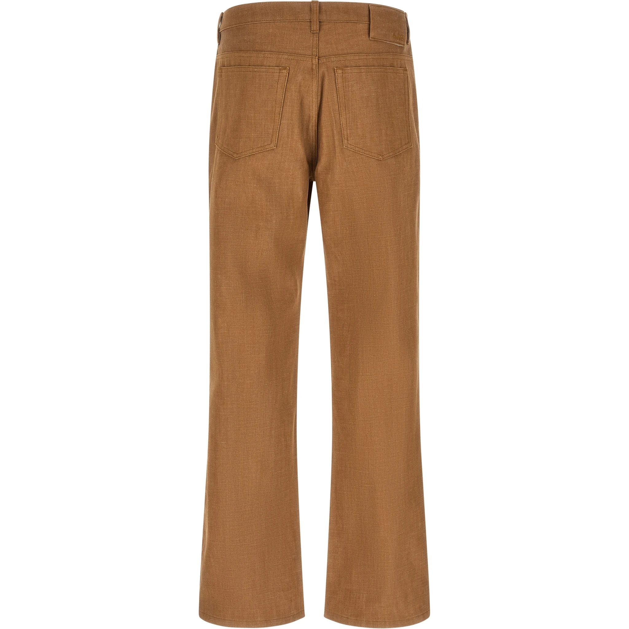 Brown Cotton Jeans Denim