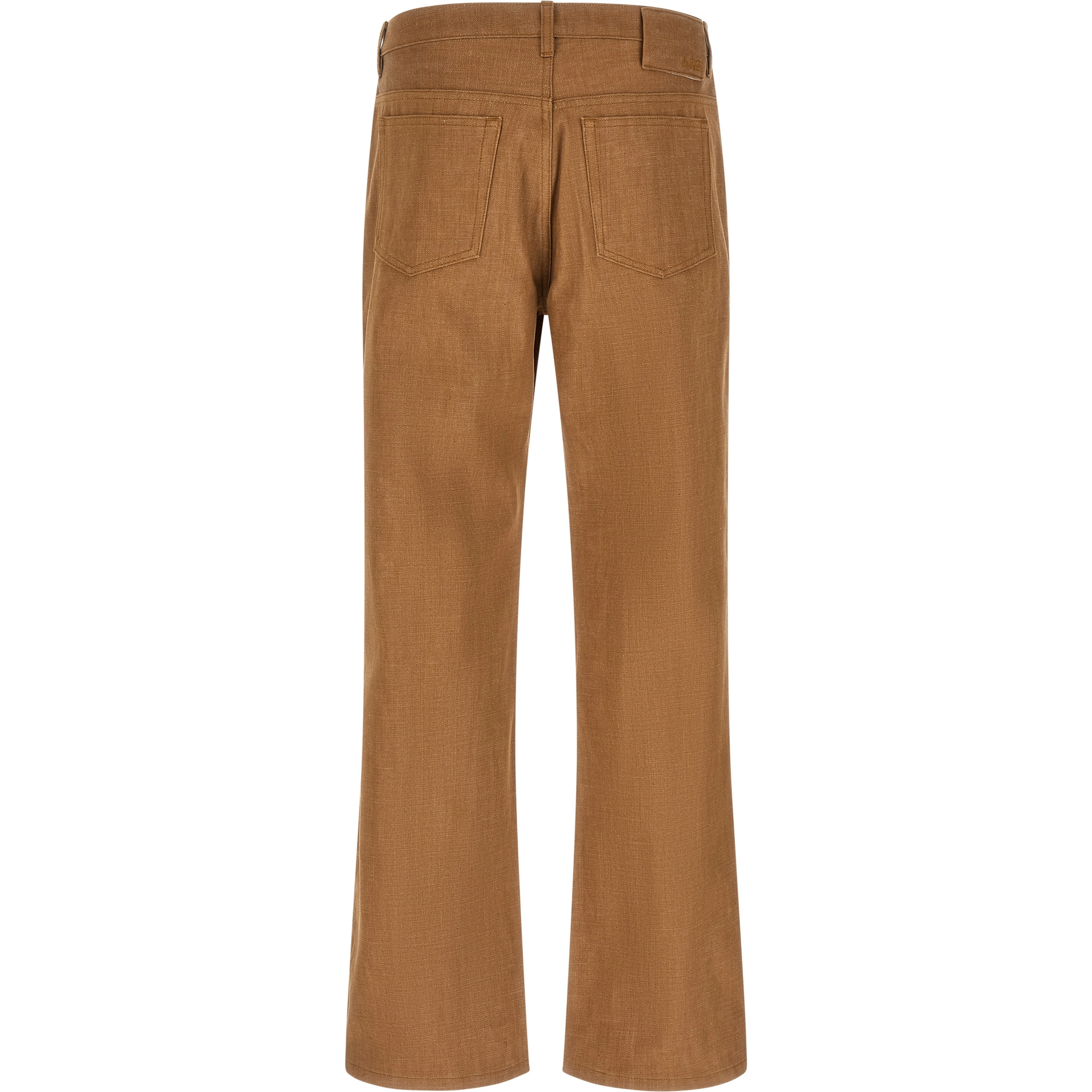 Brown Cotton Jeans Denim