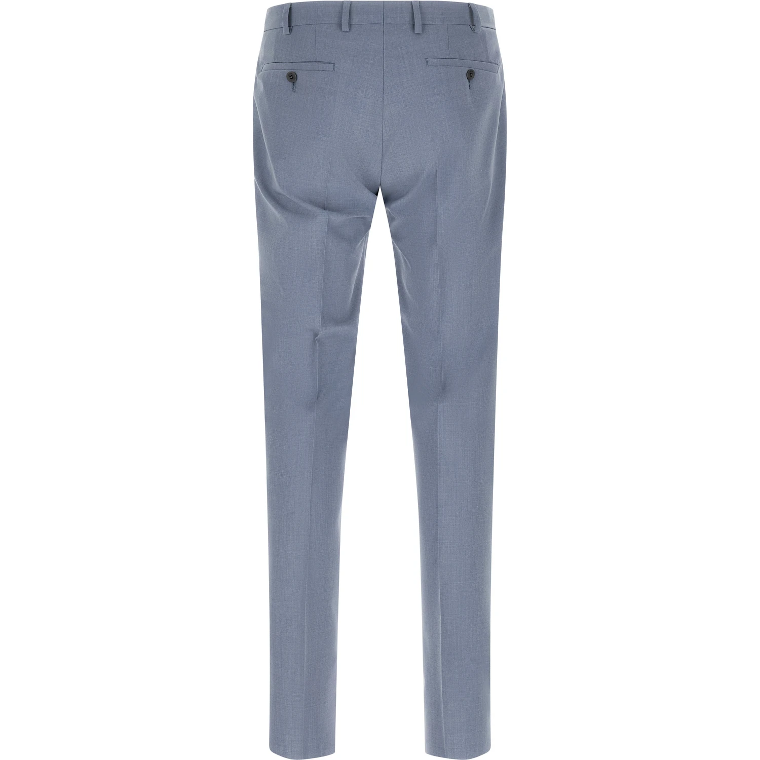 Blue Polyester Two-Piece Suit