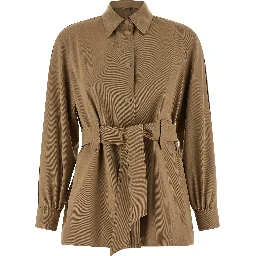 Beige Virgin Wool Blouse