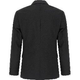 Black Wool Two-Piece Suit