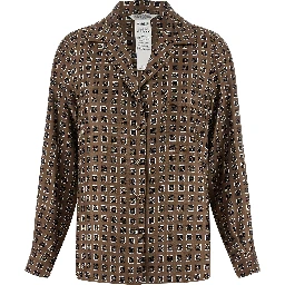 Brown Silk Blouse