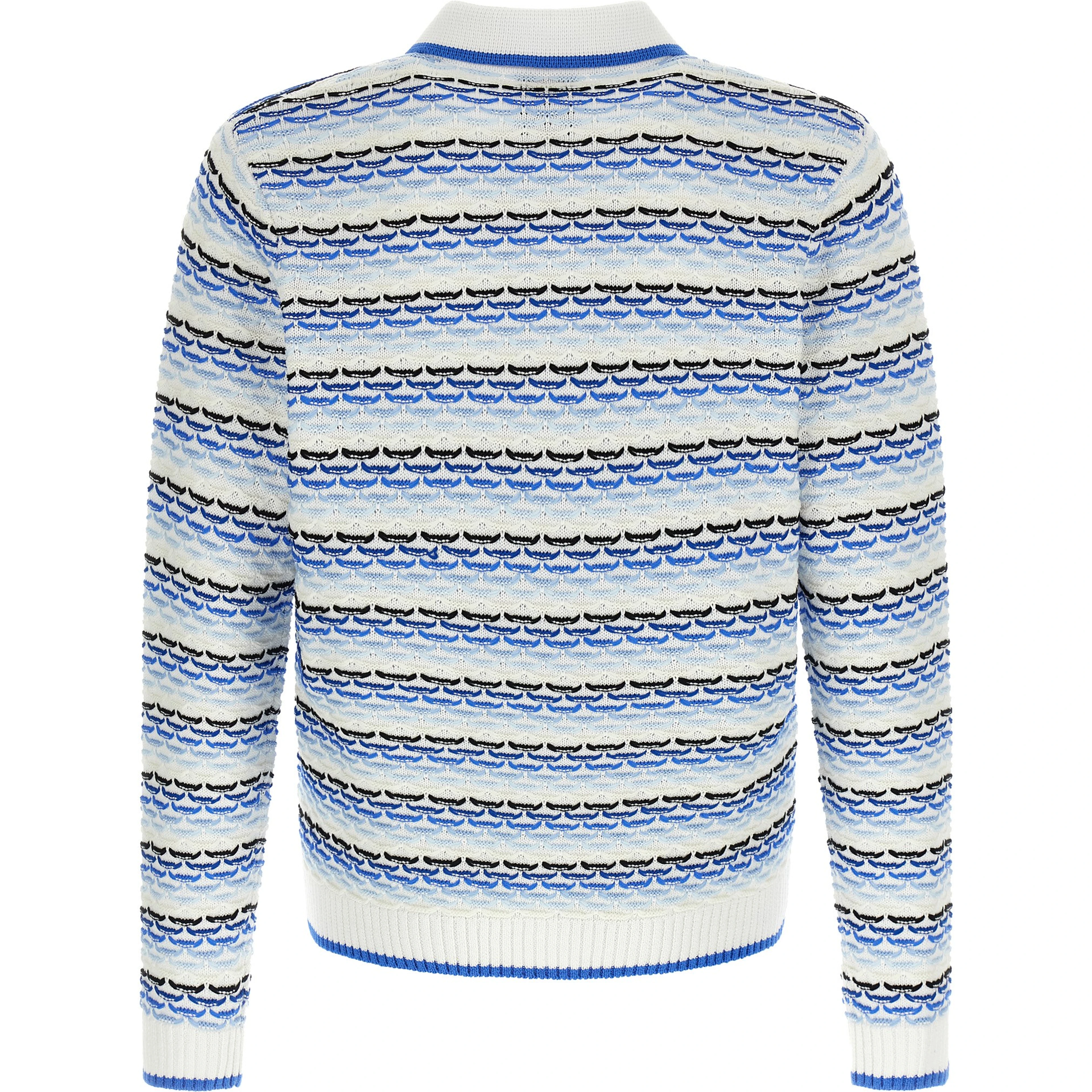 Blue Cotton Polo Shirt