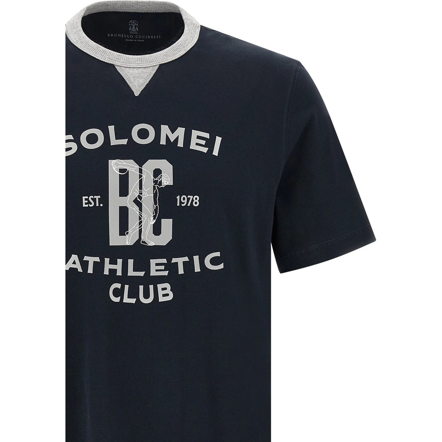 Blue Cotton T-Shirt
