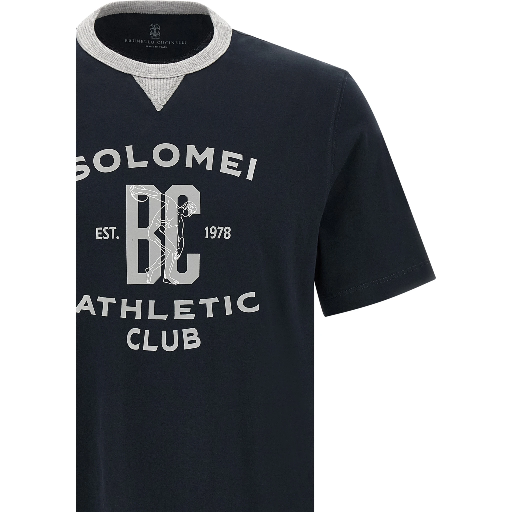 Blue Cotton T-Shirt