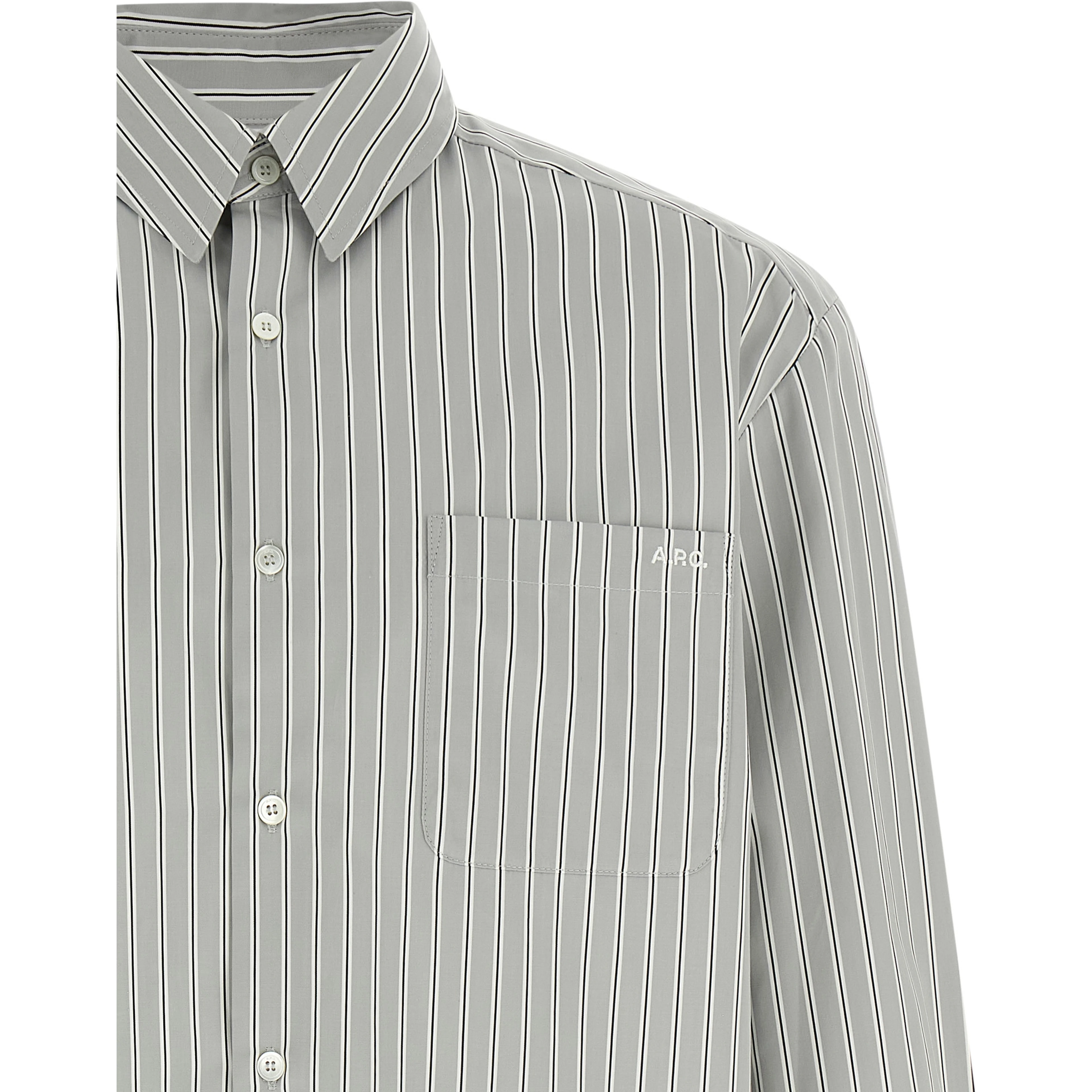 Gray Cotton Blouse