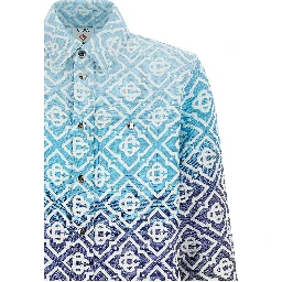 Blue Cotton Shell Jacket