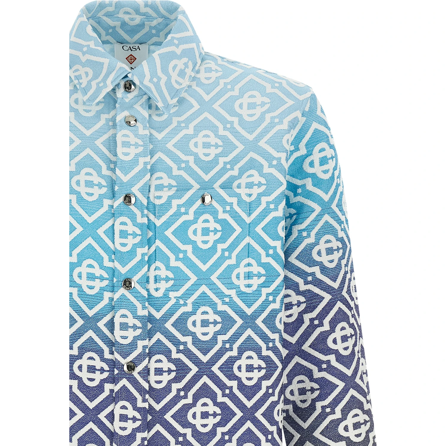 Blue Cotton Shell Jacket
