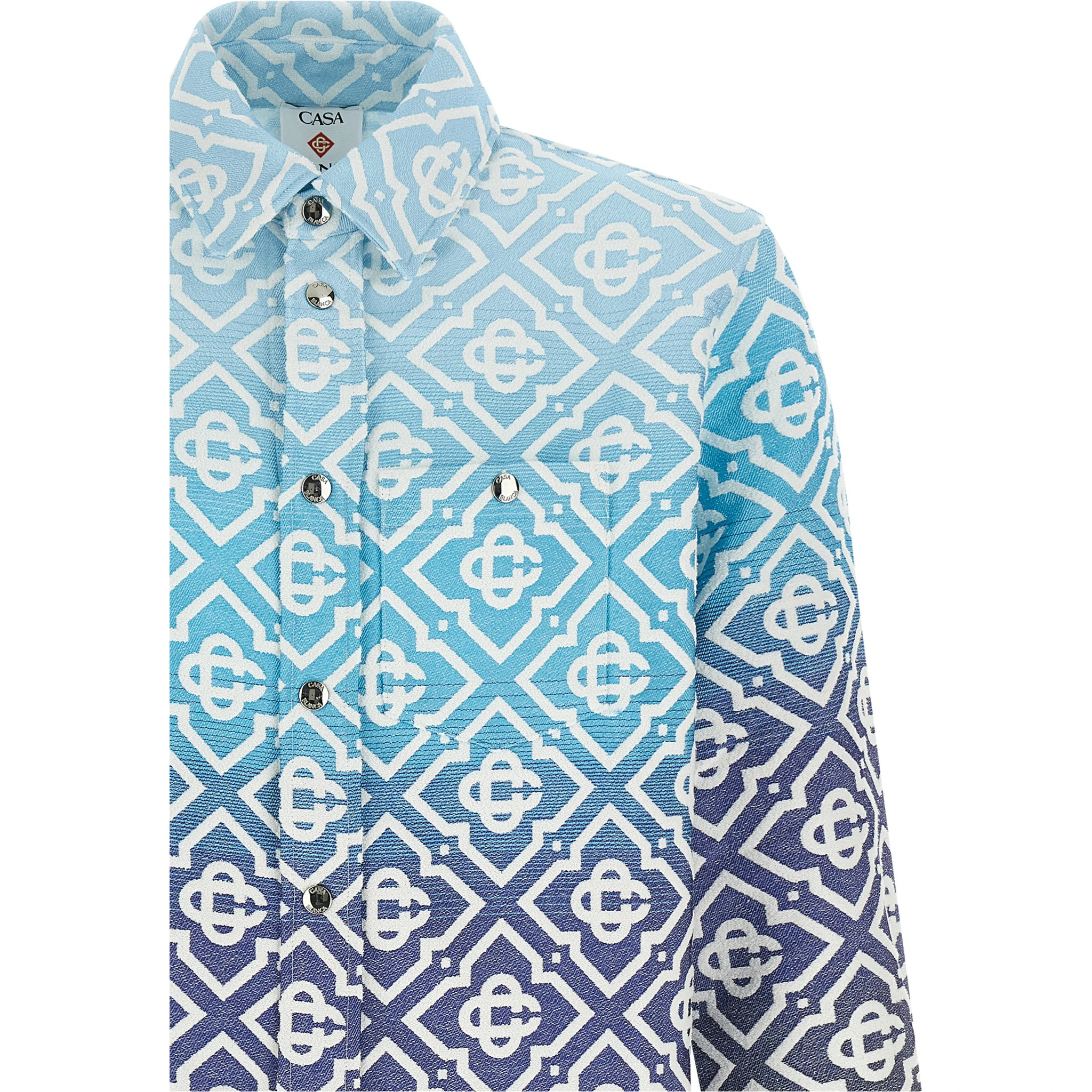 Blue Cotton Shell Jacket