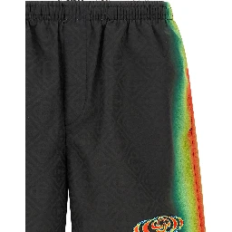 Multicolor Polyester Swim Shorts