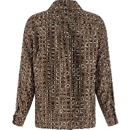 Brown Silk Blouse