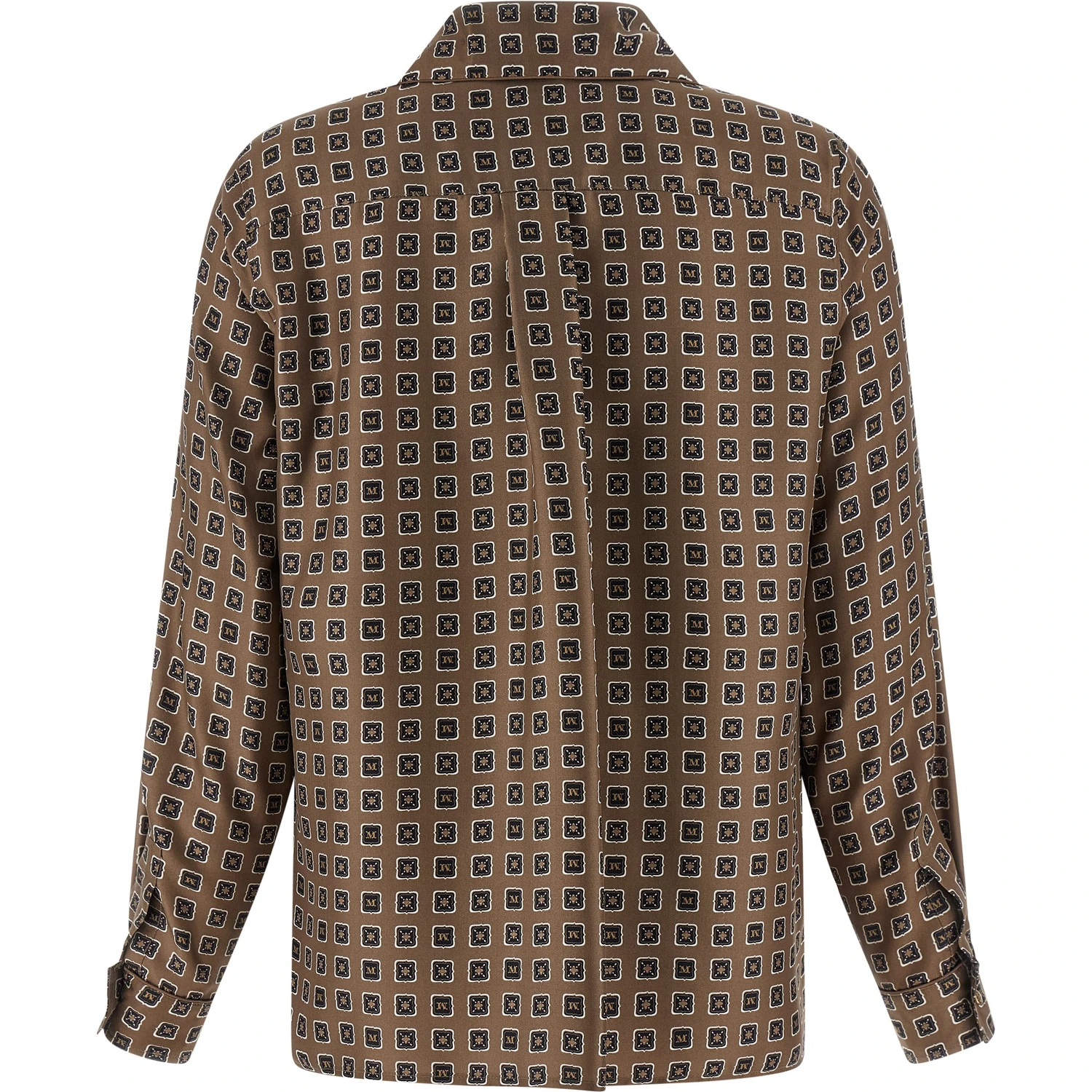 Brown Silk Blouse