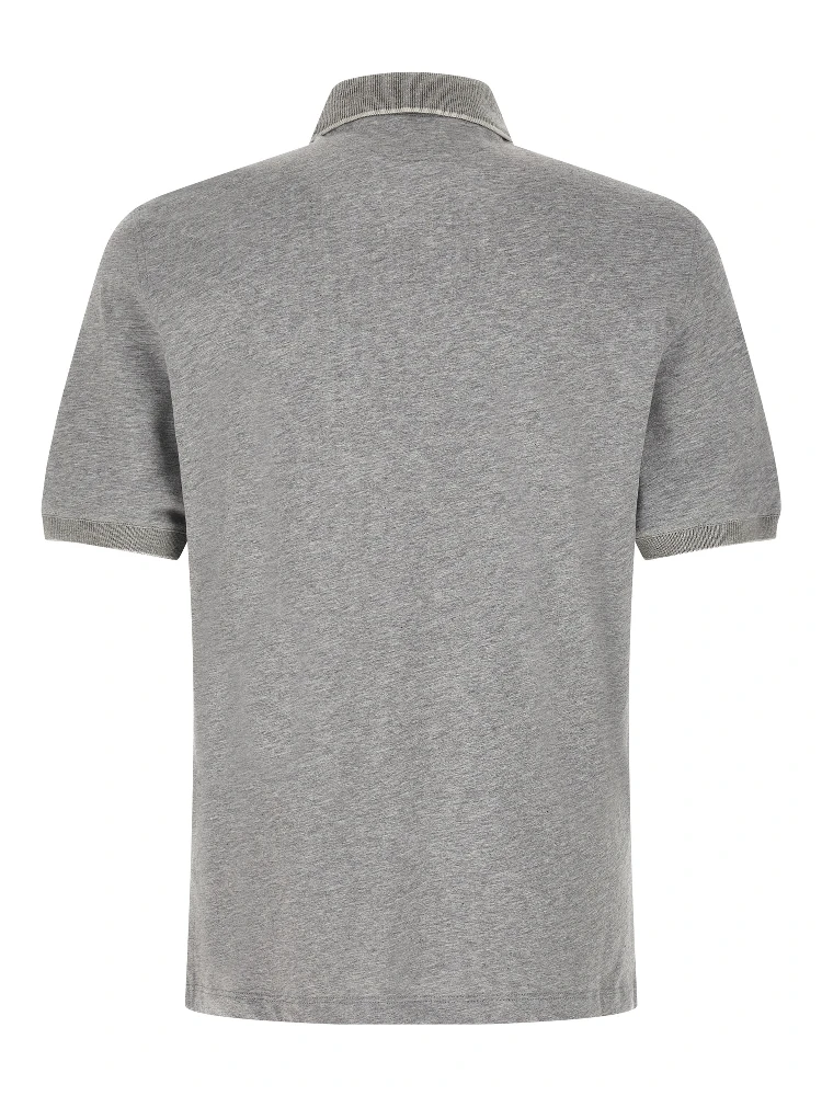 Gray Cotton Polo Shirt alternative