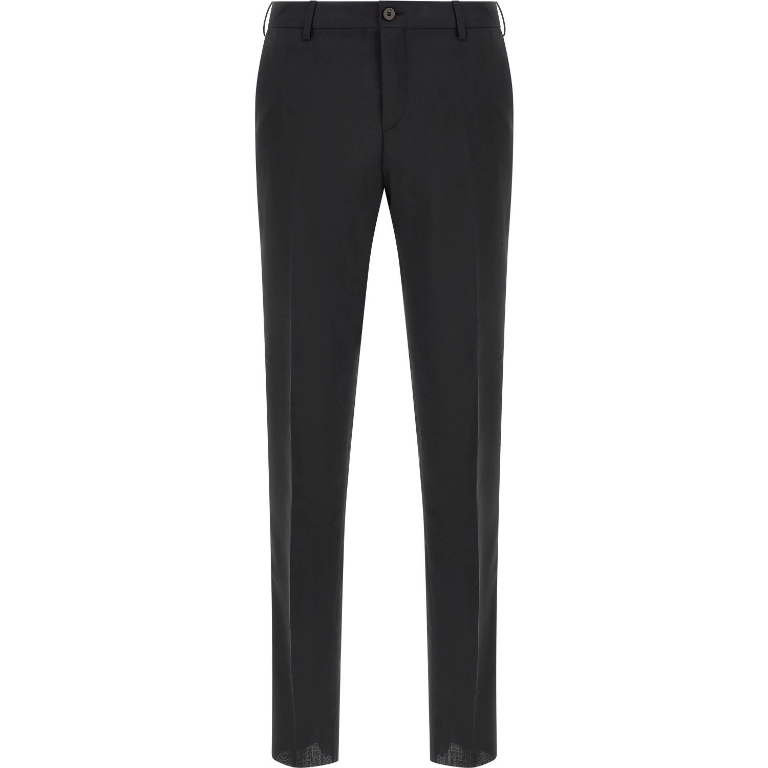 Black Wool Two-Piece Suit